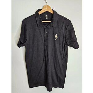 AS Colour Chad Polo Golf Shirt Short Sleeves Summer Fit Men's Medium Black